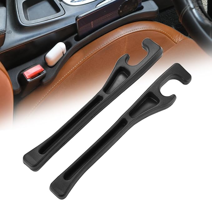 2 Pack Car Seat Gap Filler, PU Leather Universal Fit by Unknown