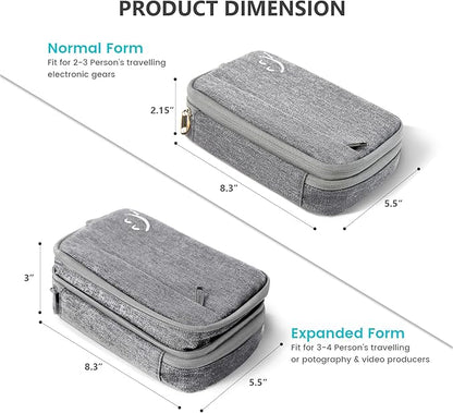 Travelkin Travel Electronic Cord Organizer Travel Case, Travel Cable Organizer - Image 6