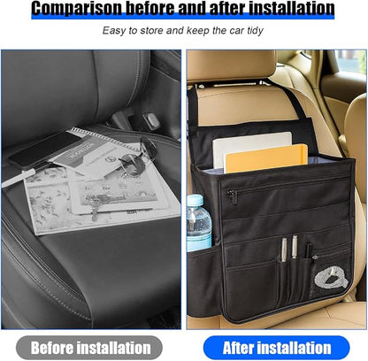Car Front Seat Organizer, Automotive Interior Storage Organizer, Universal - Image 6