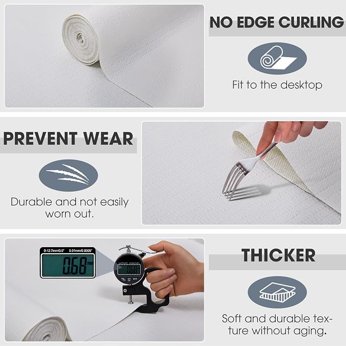 Drawer and Shelf Liner, Non-Slip Kitchen Cabinet Liners Non-Adhesive Thick - Image 6