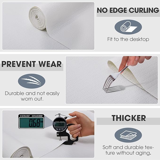 Drawer and Shelf Liner, Non-Slip Kitchen Cabinet Liners Non-Adhesive Thick - Image 6