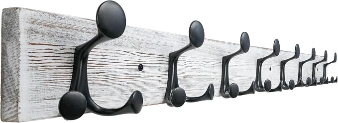 SKOLOO 43-Inch Wood Coat Rack Wall Mount by SKOLOO