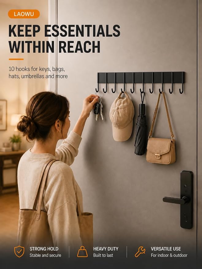 2Pcs Magnetic Key Holder For Fridge - Image 2