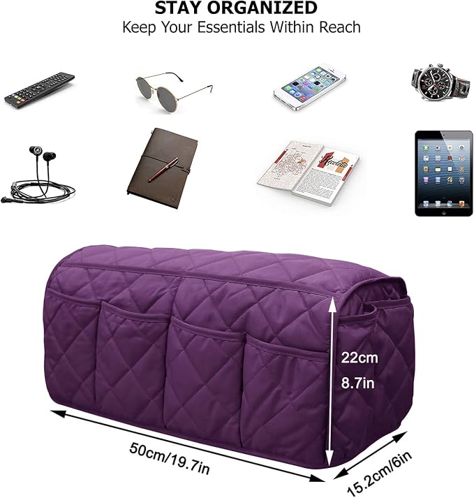 Armchair Caddy, Sofa Armrest Organizer - Image 3