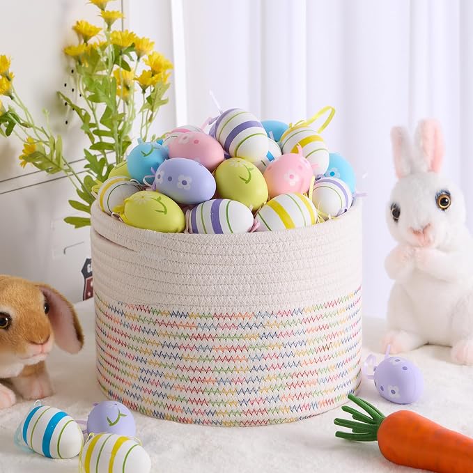 Small Basket for Organizing | Cube Shelf Closet Storage Baskets | 9.7×9.7×7.1” - Image 8