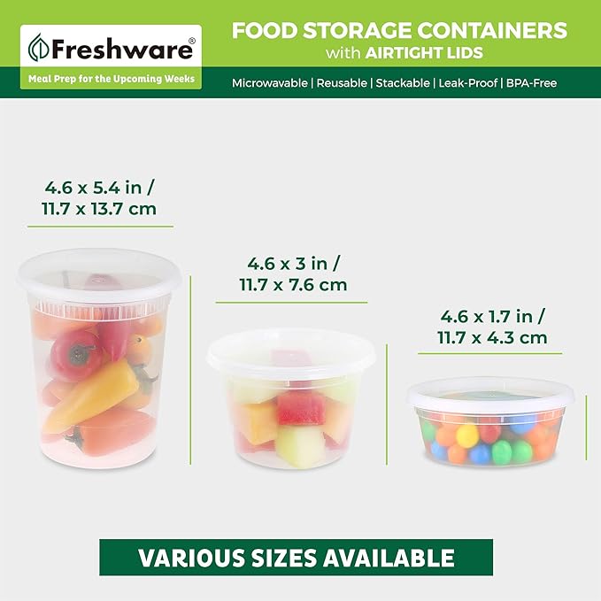 Freshware Food Storage Containers - Image 3