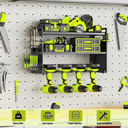 Power Tool Organizer Wall Mount, Drill Holder tool storage - Image 4