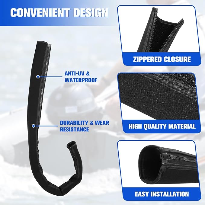 48inch Neoprene Trolling Motor Cable Sleeve 2'' Dia Cable Organizer | Protect & - Image 4