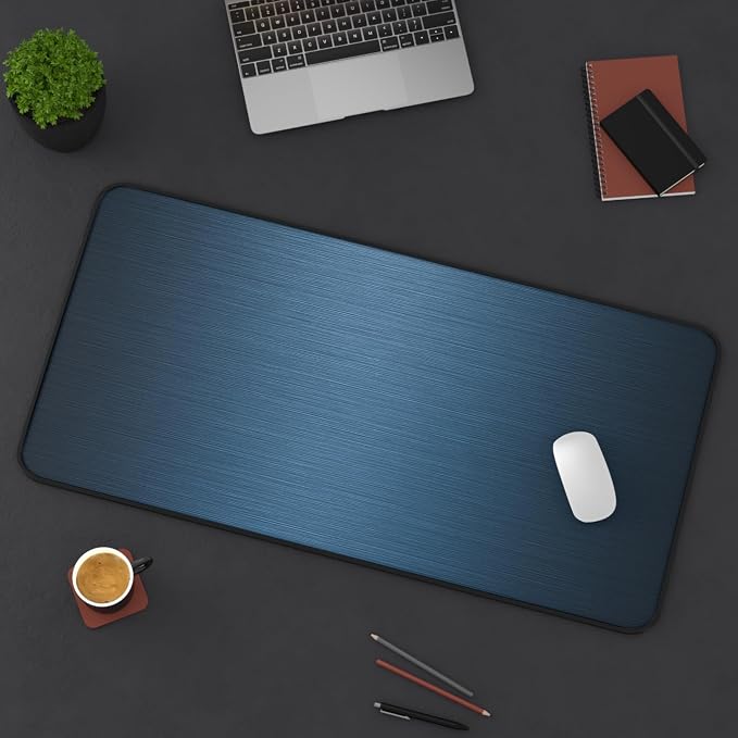 Brushed Metal Texture Desk Mat - Image 3
