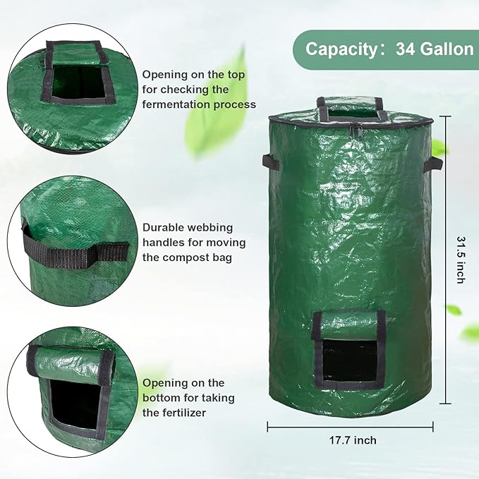 MyLifeUNIT Compost Bins Outdoor, Composting Bin - Image 4