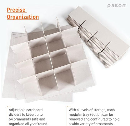 Durable Non-Woven Christmas Ornament Storage Box - Image 4