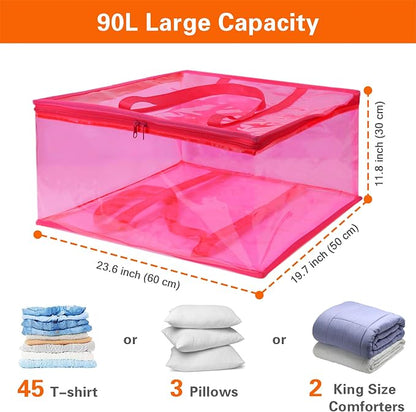 Vieshful 90L Clear Clothes Storage Bag - Image 2
