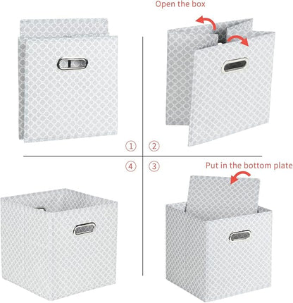 Fabric Cloth Storage Bins, Fabric Cube Organizer - Image 5