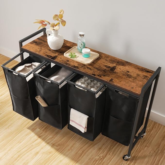 HOOBRO Laundry Sorter 4 Sections, Laundry Hamper - Image 7