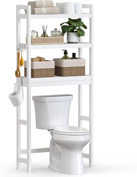 SONGMICS Over The Toilet Storage, 3-Tier Over Toilet Bathroom Organizer by Unknown