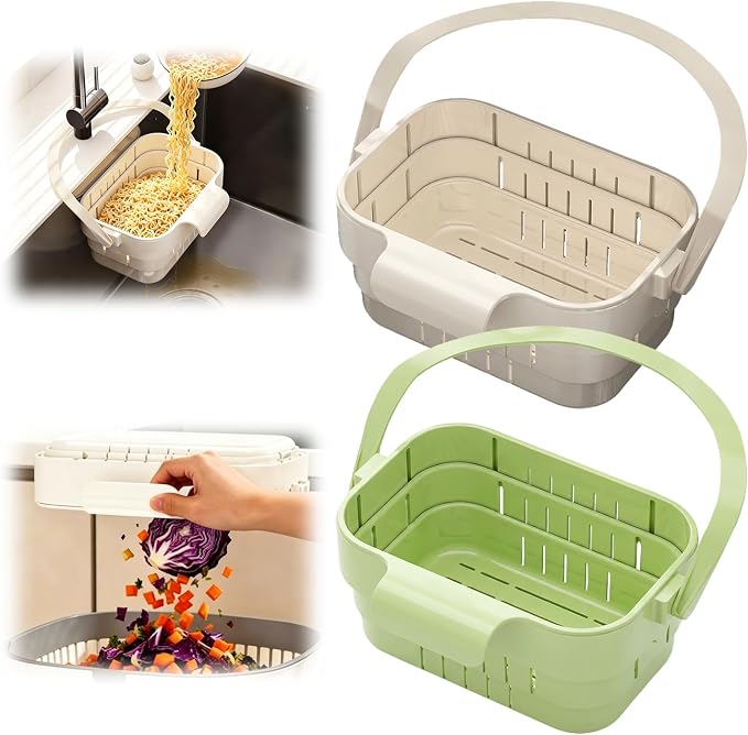 Foldable Hanging Sink Drain Basket by Cecurpo