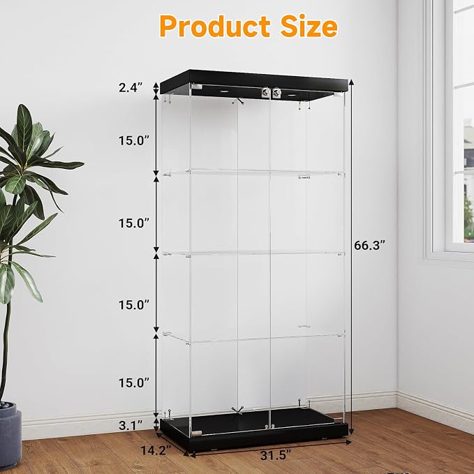 Tempered Glass Display Cabinet - Image 2