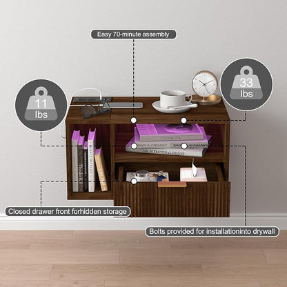 Veegle Floating Nightstand - Image 7