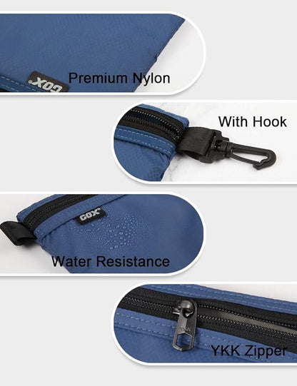 GOX Travel Toiletry Bag Carry On Zipper Pouch Cosmetic Kit Makeup Digital Bag - Image 7