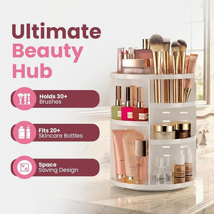 Masirs 360 Rotating Makeup Organizer - Image 2