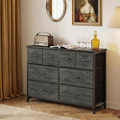 DUMOS Dresser for Bedroom with 8 Fabric Drawers, Wide Fabric Dresser | Storage - Image 8