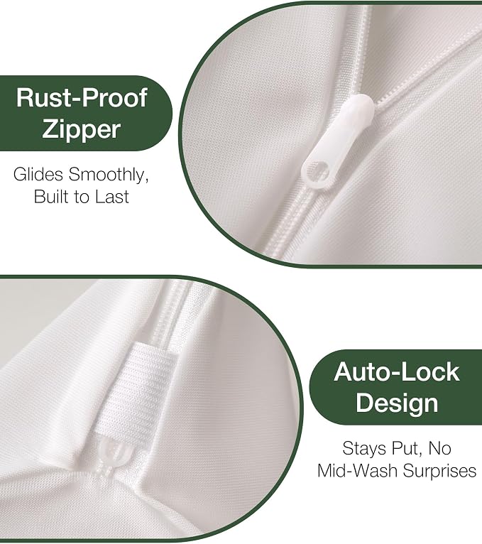 Laundry Bags Mesh Wash Bags for Delicates, 3 Pack | Tangle-Free, Snag‑Resistant - Image 4