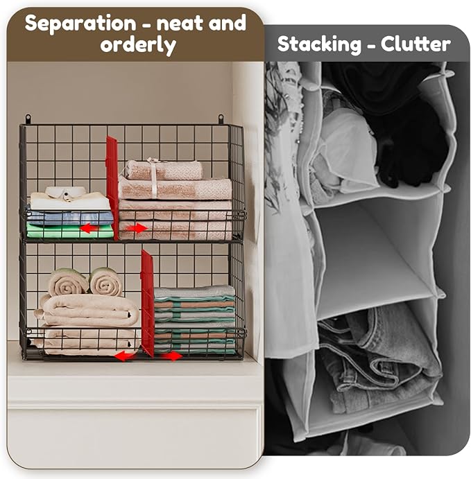 4 Tier Hanging Closet Organizer - Image 4