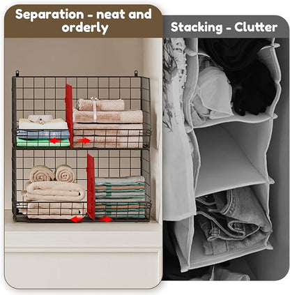 4 Tier Hanging Closet Organizer - Image 4