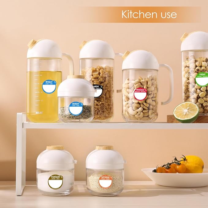 7000 Pcs 1 Inch Risepekt Removable Day Dots Food Labels 【English Español - Image 6