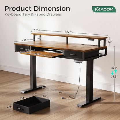 AODK Electric Standing Desk - Image 3