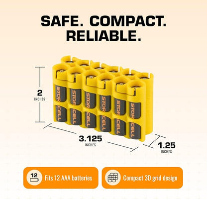 AAA Battery Storage Caddy by Storacell, Holds 12 Batteries - Image 6