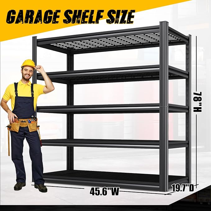 2-Pack Heavy Duty Garage Shelving - Image 2
