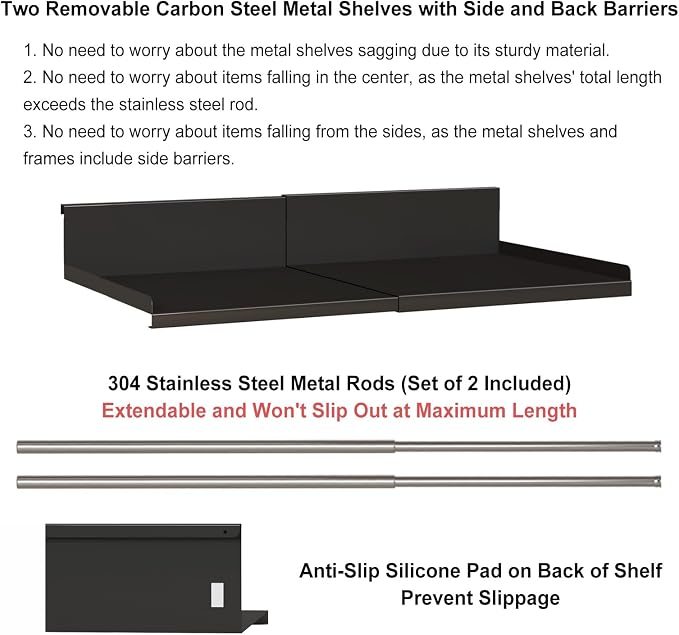 Expandable Under Cabinet Shelf Organizer - Image 4