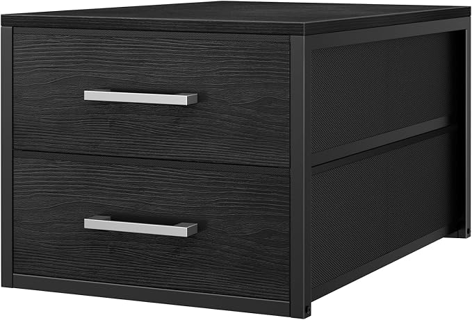 BOLUO Stackable Storage Drawers Narrow Closet Organizers and Storage Fabric by BOLUO