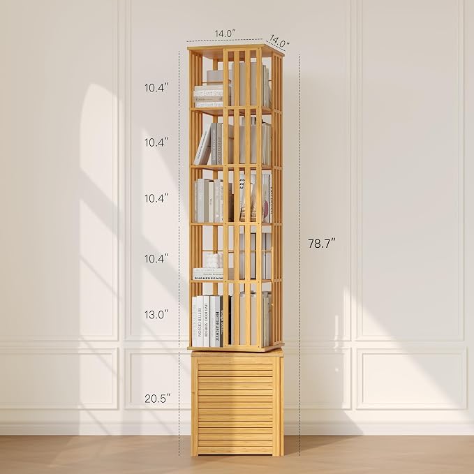 YOWOS Rotating Bookcase Tower - Image 3