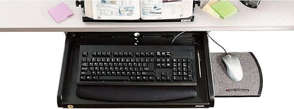 3M Adjustable Under-Desk Keyboard Drawer, Three Height Settings, Wide Tray - Image 5