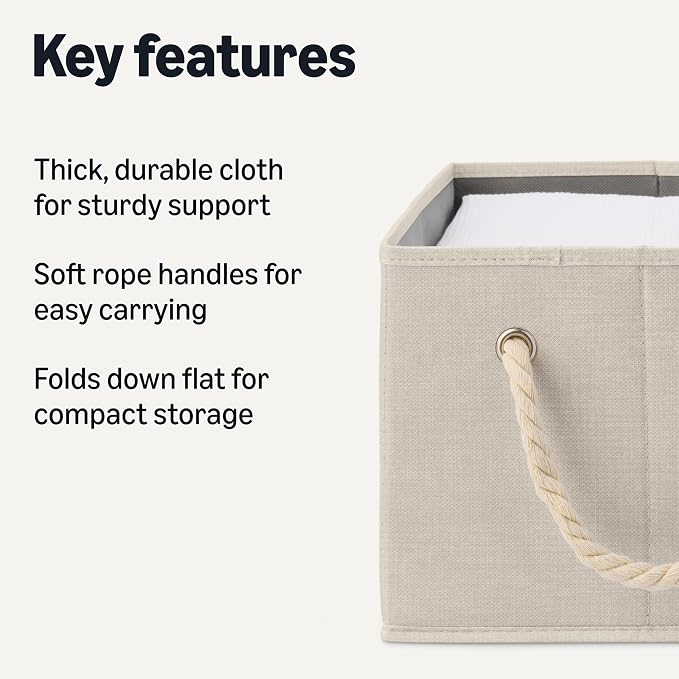 Amazon Basics Foldable Storage Bins - Image 2