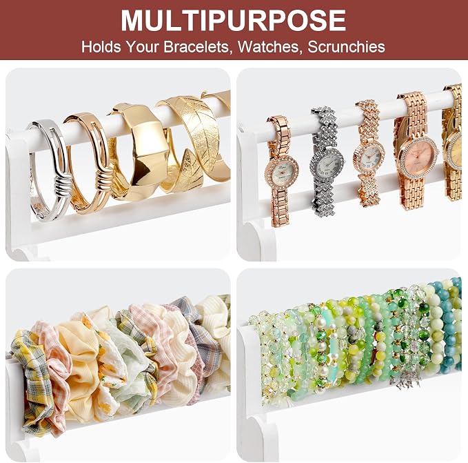 Emfogo Bracelet Holder, 4 Tier Bracelet Organizer Storage - Image 2
