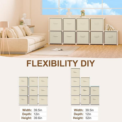 Briwooody 9 Cube Storage Organizer Bins - Image 2