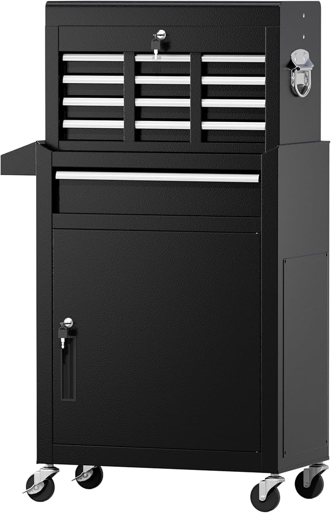 Greenvelly Tool Chest, 5-Drawer Rolling Tool Chest by Greenvelly