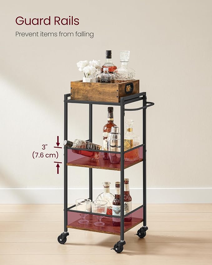 VASAGLE Kitchen Serving Cart - Image 5