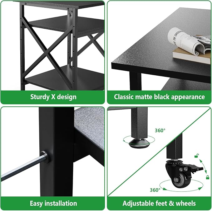 Ollieroo 3 Tier Printer Stand, Large Table - Image 7