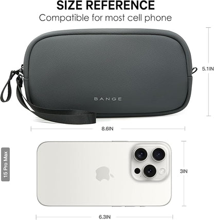 BANGE Tech Organizer Travel Case, Tech Accessories Pouch Carry Storage Bag - Image 5