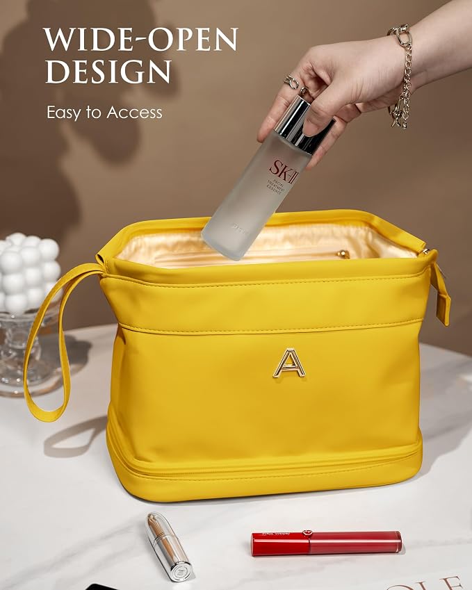 Monogrammed Gifts, Initial Makeup Bag, Travel Gifts, Personalized Bags - Image 3