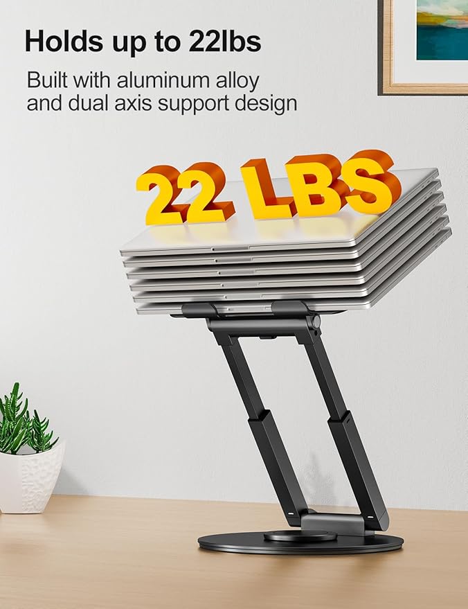 tounee Telescopic Laptop Stand for Desk - Image 6