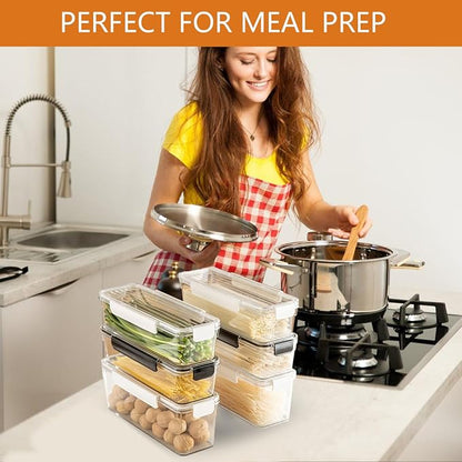 2-Pack Stackable Fridge Organizer Bins - Image 6