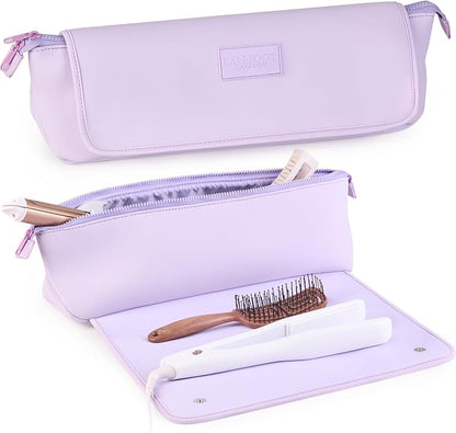 BAREFOOT CARIBOU Hair Tools Travel Bag and Heat Resistant Mat by BarefootCaribou