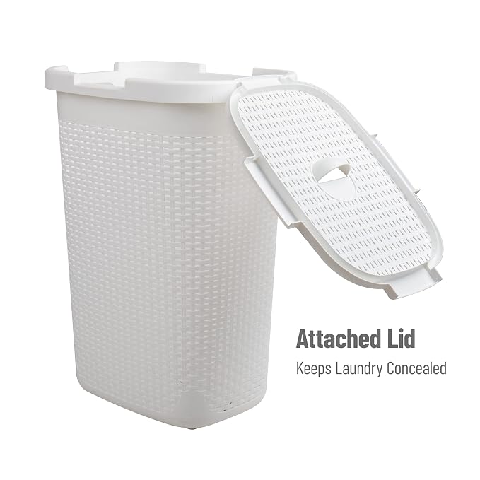 Mind Reader Slim Laundry Hamper - Image 5