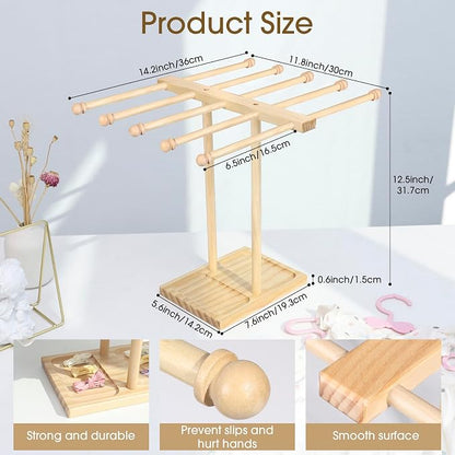 POVETIRE Headband Holder Stand Bow Organizer - Image 4