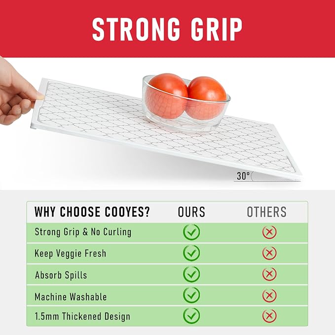 Cooyes 2 in 1 Fridge Liners & Fresh mats - Image 3